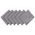 Set of 6 Variegated Gray Square Cloth Napkins 20" - IMAGE 1