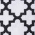 Set of 2 White and Black Lattice Designed Dishtowels 28" x 18" - IMAGE 5