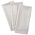 Solid Chambray Woven Cotton Kitchen Dish Towels - 30" - White - Set of 3 - IMAGE 5
