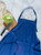 38" Nautical Blue Solid Patterned Kitchen Chef Apron - IMAGE 4