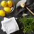 Set of 6 White and Gray Terry Square Kitchen Dishcloths 12" - IMAGE 5