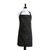 38" Black Solid Patterned Woven Kitchen Chef Apron - IMAGE 5