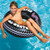 Inflatable Wild Water Monster Tire Inner Tube - 36" - Black and White - IMAGE 3