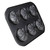 10" Gray Metal Snowflake Baking Pan - IMAGE 2