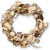 White Pumpkin, Oak Leaves and Pinecones Artificial Fall Harvest Wreath, 20-Inch, Unlit - IMAGE 1