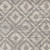 6'7” x 9' Diamond Patterned Gray and White Synthetic Area Throw Rug
