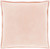 18" Solid Peach Square Throw Pillow Cover - IMAGE 1