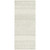 2'6" x 6' Geometric Ethnic Pattern Cream and Gray Rectangular Hand Tufted Rug Runner - IMAGE 1