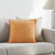 20' Thanksgiving Orange Flanged Square Fall Throw Pillow - Poly Filled - IMAGE 2