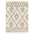 9'2" x 12' Gray and Beige Scandinavian Patterned Rectangular Machine Woven Area Rug - IMAGE 1