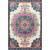 8.8' x 12.8' Traditional Style Fuchsia Pink and Cream White Rectangular Area Throw Rug - IMAGE 1