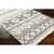 8' x 10' Geometric Patterned Beige and Ivory Hand Woven Rectangular Area Rug - IMAGE 3