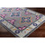 7.8' x 10.25' Traditional Style Pink and Gray Rectangular Area Throw Rug - IMAGE 5