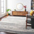 2.5' x 12' Gray and Beige Distressed Rectangular Area Throw Rug Runner - IMAGE 3
