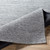 2' x 3' Textured Gray Handwoven Rectangular Area Throw Rug - IMAGE 3