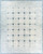 8' x 10' Geometric Cream White and Blue Rectangular Area Throw Rug - IMAGE 1