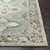 2' x 3' Blue and Beige Floral Pattern Rectangular Hand Tufted Area Rug - IMAGE 6