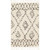 3' x 5' Gray and Beige Scandinavian Ethnic Pattern Rectangular Machine Woven Area Rug - IMAGE 1