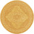 3'6" Persian Design Yellow Round Hand Tufted Wool Area Rug - IMAGE 1