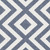 3.5' x 5.5' Geometric Blue and White Rectangular Area Throw Rug