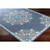 3.5' x 5.5' Floral Blue and Green Rectangular Area Throw Rug - IMAGE 4