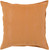 22" Orange Jacquard Solid Square Throw Pillow Cover - IMAGE 1