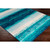 7'9” x 11'2” Ombre Design Teal Green and Blue Rectangular Area Throw Rug - IMAGE 6