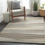 8' x 11' Contemporary Style Brown and Beige Rectangular Area Throw Rug - IMAGE 2