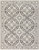 7.8' x 10.1' Mandala Patterned Beige and Gray Rectangular Area Throw Rug - IMAGE 1