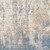 6'7” x 9’6” Distressed Blue and Beige Hue Rectangular Area Throw Rug