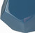 27" Navy Blue Glazed Ceramic Table Lamp with White Polyester Shade - IMAGE 3