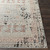 5'3" x 7'3" Mosaic Style Red and Beige Rectangular Area Rug - IMAGE 6