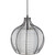 12.75" Rounded Black Painted Wire with Light Pendant Ceiling Lighting - IMAGE 1