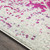 2.5' x 7.25' Traditional Style Pink and Beige Rectangular Area Throw Rug Runner - IMAGE 4