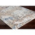 5.25' x 7.25' Distressed Beige and Gray Rectangular Area Throw Rug