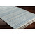 6' x 9' Geometric Patterned Denim Blue and White Rectangular Area Rug - IMAGE 6