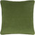 18" Grass Green Woven Square Throw Pillow- Down Filler - IMAGE 3