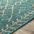 2' x 3' Green and Beige Geometric Rectangular Area Throw Rug - IMAGE 3
