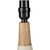 17.5" Contemporary Ivory Hand Finished Flower Vase Style Table Lamp with White Linen Shade - IMAGE 5