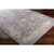 5’3” x 7’6” Distressed Floral Gray and Ivory Rectangular Area Rug