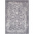 5’3” x 7’6” Distressed Floral Gray and Ivory Rectangular Area Rug - IMAGE 1