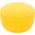 30" Yellow Solid Felted Cylindrical Pouf Ottoman - IMAGE 1