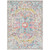 5'3" x 7'3" Distressed Oriental Gray Polypropylene Area Throw Rug - IMAGE 1