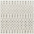 5.25' Ivory and Gray Tribal Patterned Square Area Throw Rug - IMAGE 1