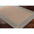 7.25' Solid Brown and Black Square Area Throw Rug - IMAGE 4