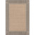 7.25' Solid Brown and Black Square Area Throw Rug - IMAGE 1