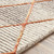 2' x 3' Diamond Pattern Brown and Yellow Wool Area Rug - IMAGE 3