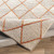 2' x 3' Diamond Pattern Brown and Yellow Wool Area Rug - IMAGE 4