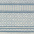 2'6" x 8’ Denim Blue and White Geometric Striped Pattern Rectangular Hand Woven Area Rug