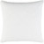 20" White Weaved Patterned Square Throw Pillow - Down Filler - IMAGE 1
